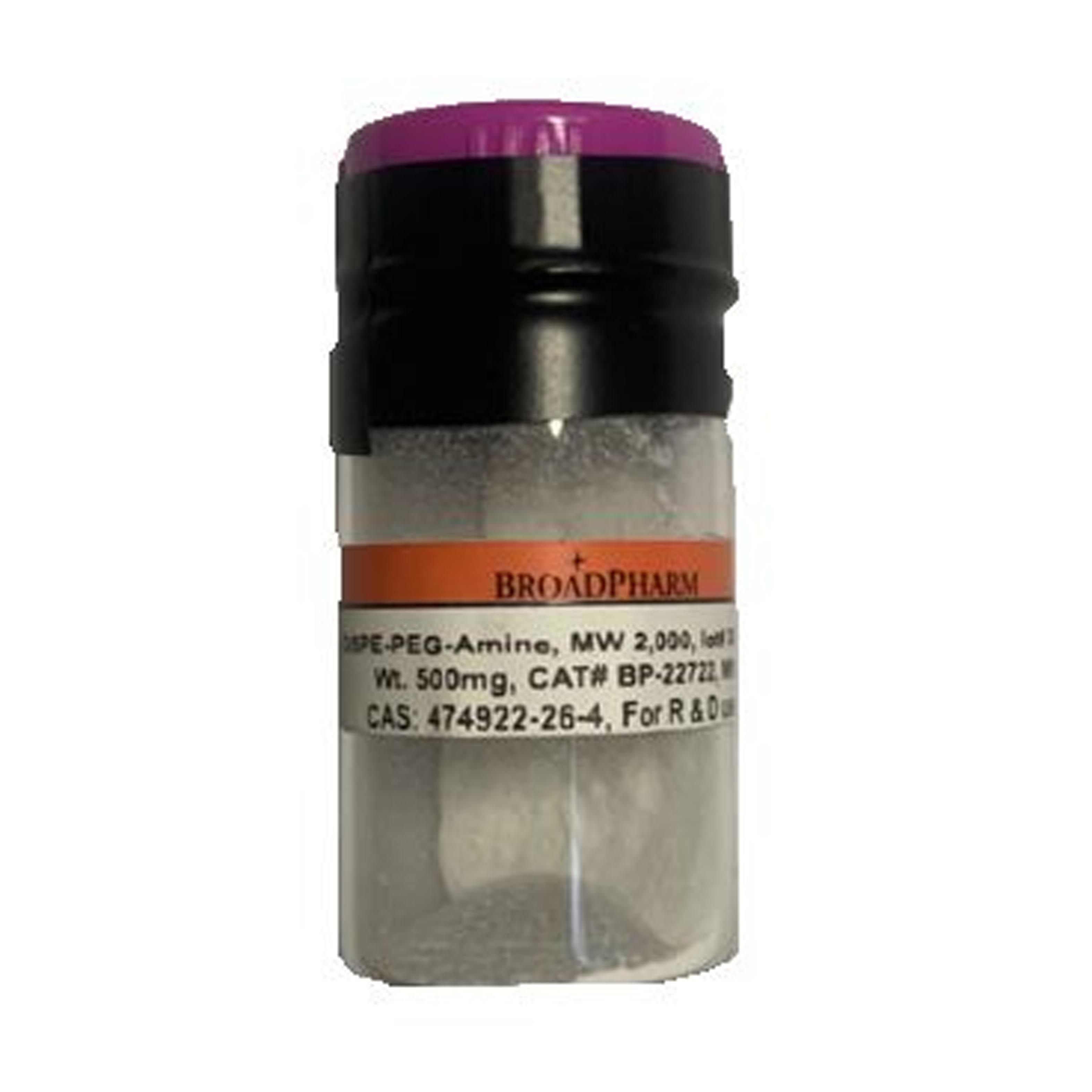 BroadPharm BP-22722 磷脂聚乙二醇氨基(2000)DSPE-PEG-Amine MW2000