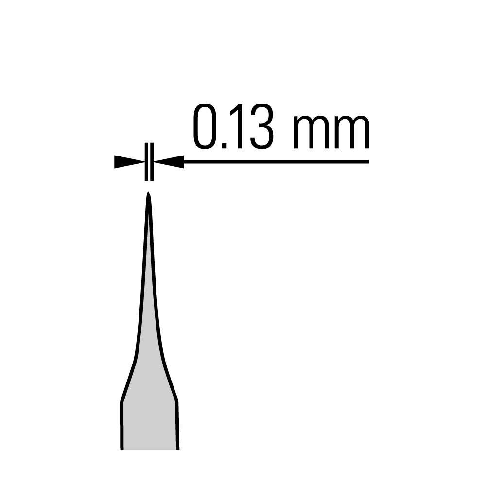 杜蒙 #4 镊子 - 标准头/直型/Dumoxel/11cm