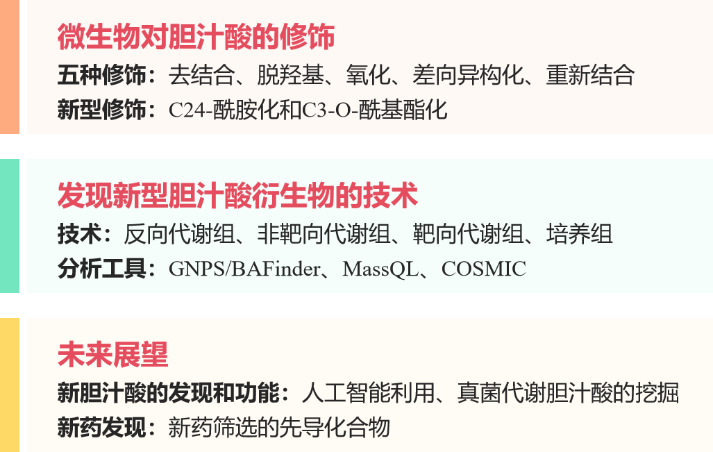iMeta综述：全面洞察微生物修饰的新型胆汁酸类别和功能