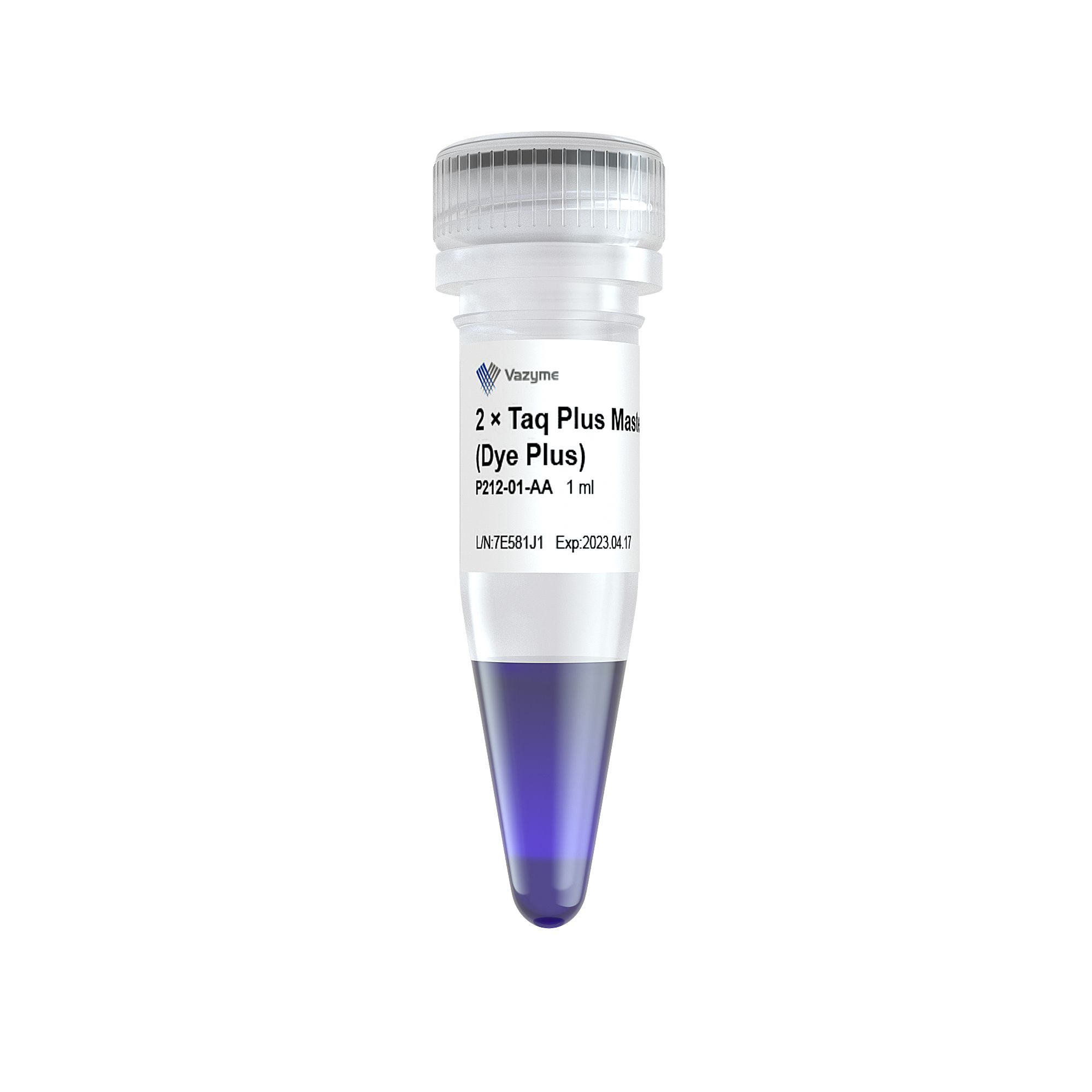 2 × Taq Plus Master Mix （Dye Plus）（比普通Taq 酶具有更高的扩增效率和保真度的DNA 聚合酶）（P212）