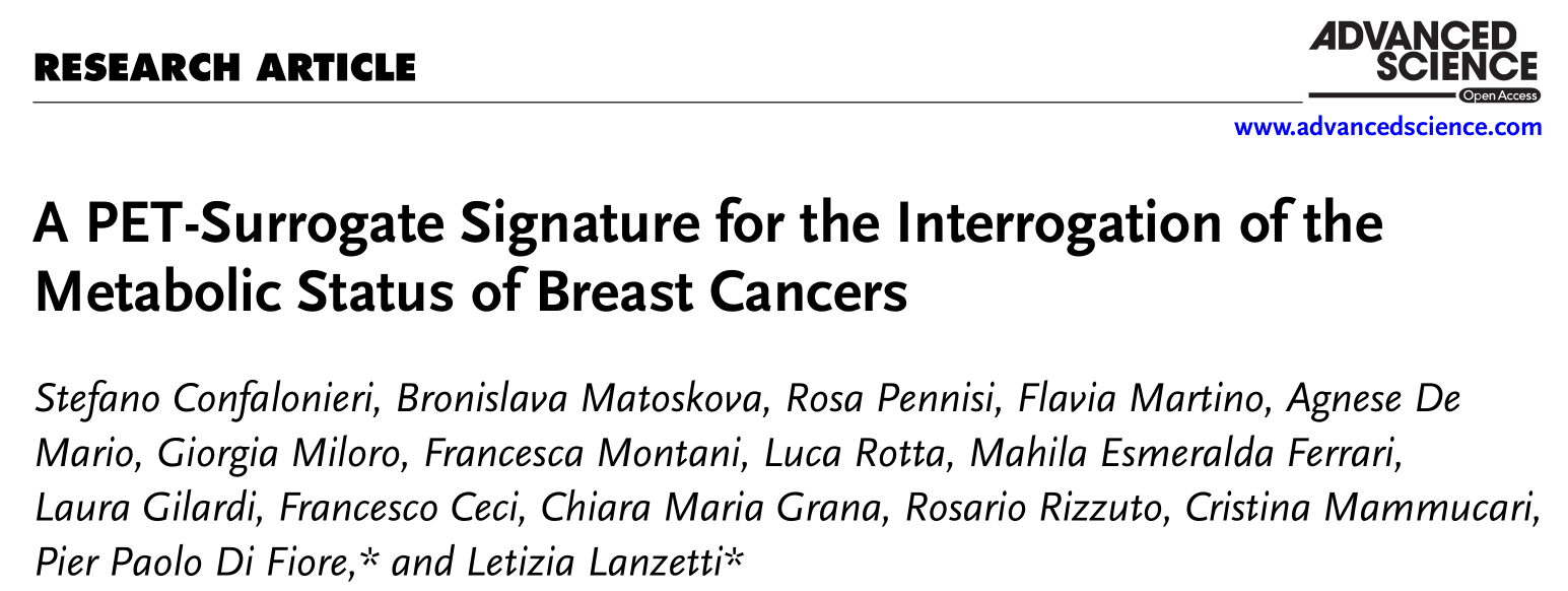 乳腺癌代谢谜题详解：PET替代标记开启精准医疗新篇