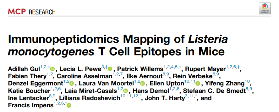 文献解析丨病原微生物李斯特菌免疫肽的鉴定