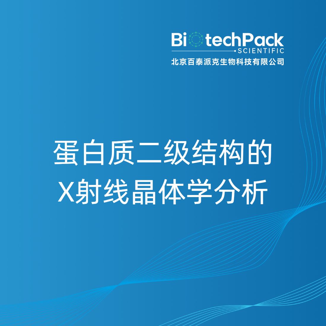 蛋白质二级结构的X射线晶体学分析