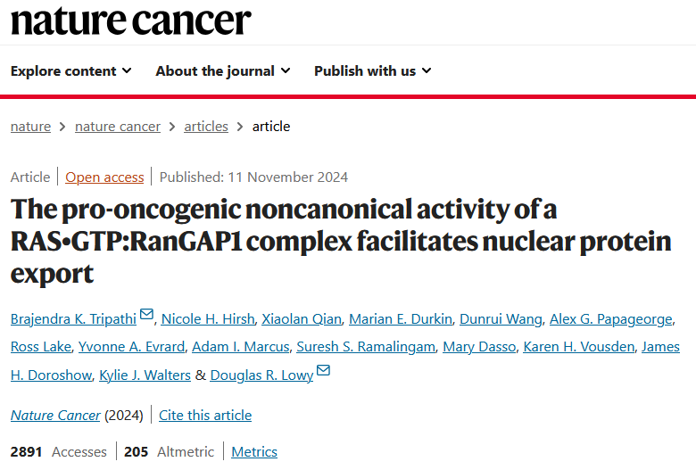 Nat Cancer：KRAS全新促癌机制进一步开拓激酶抑制剂开发思路