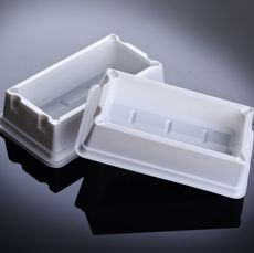 25-1100巴罗克100mL消毒试剂槽白色加样槽储液槽BIOLOGIX