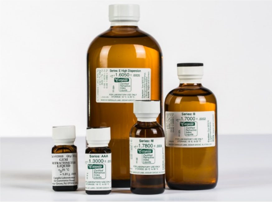 如何挑选Cargille折射率匹配液？