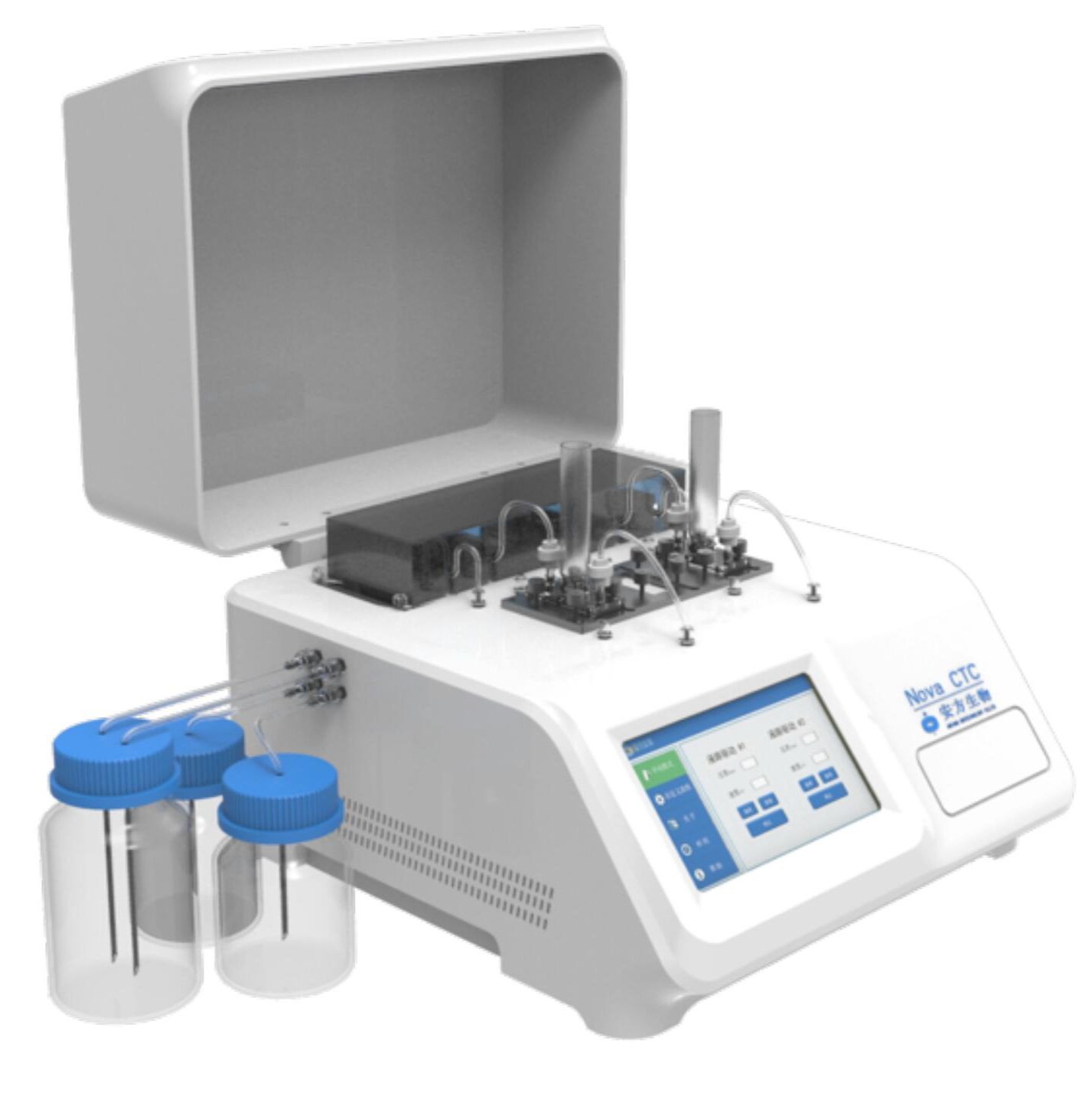 半自动循环肿瘤细胞(CTC)富集与染色设备