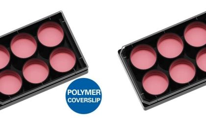 ibidi具有黑色内壁和平坦透明的盖玻片底部6孔板推出（#1.5 ibidi Polymer聚合物盖玻片或#1.5H glass coverslip玻璃盖玻片