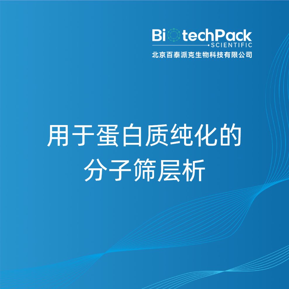 用于蛋白质纯化的分子筛层析