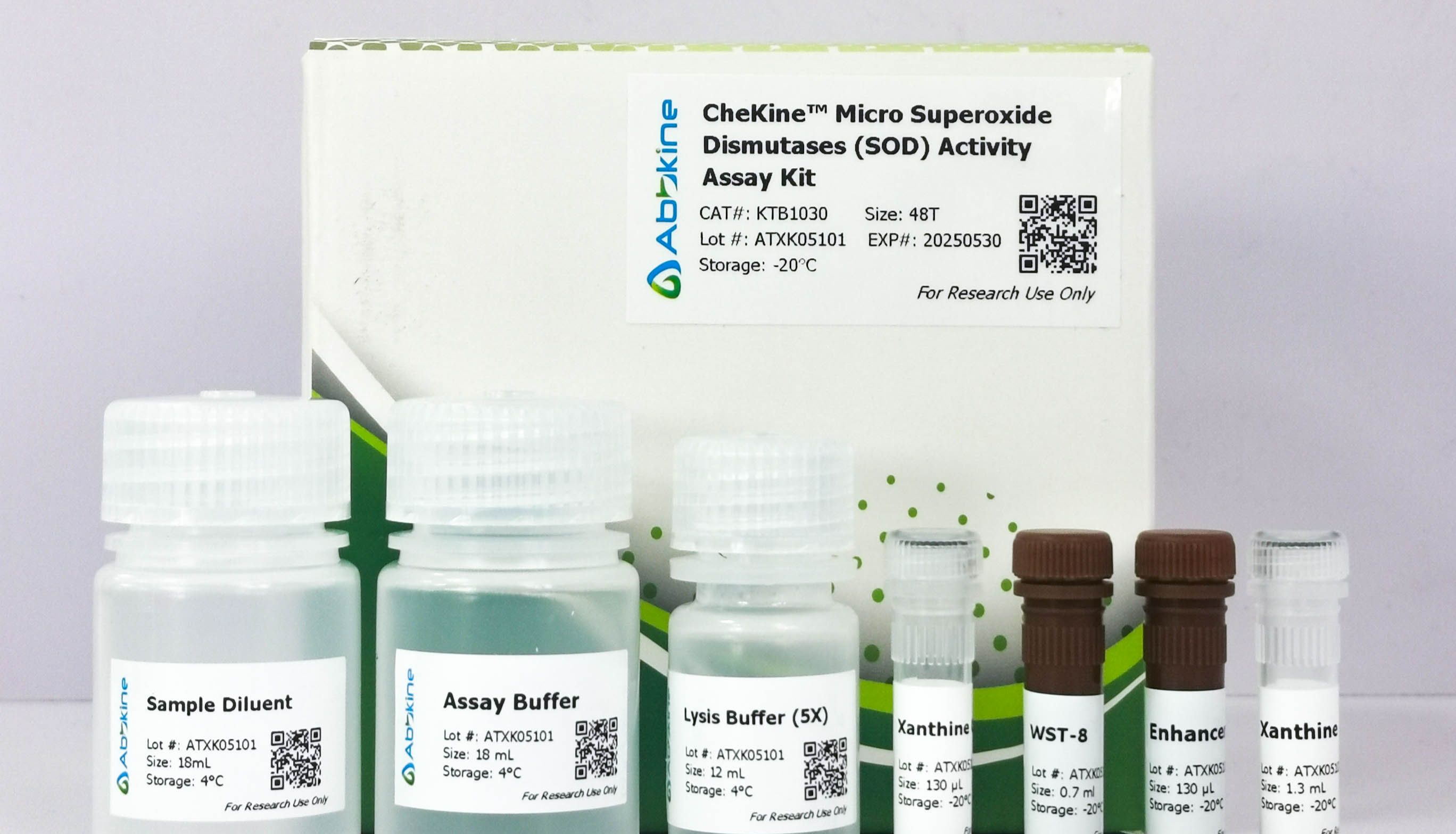 超氧化物歧化酶（SOD）活性检测试剂盒实验解决方案