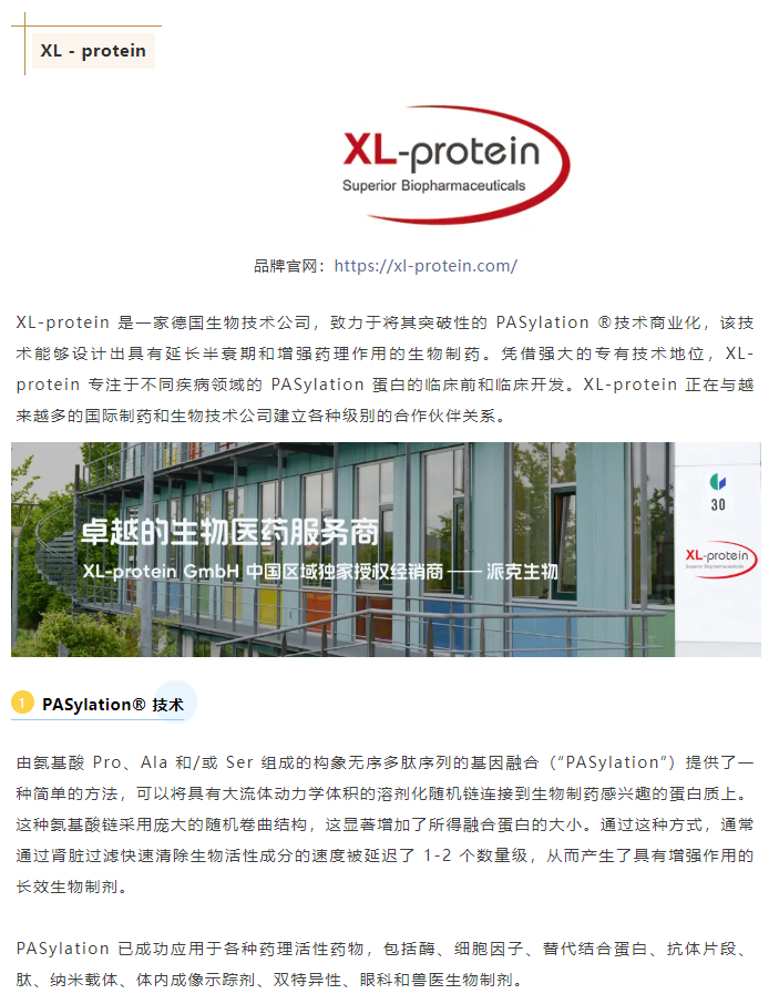 XL-protein中国区总代理——派克生物