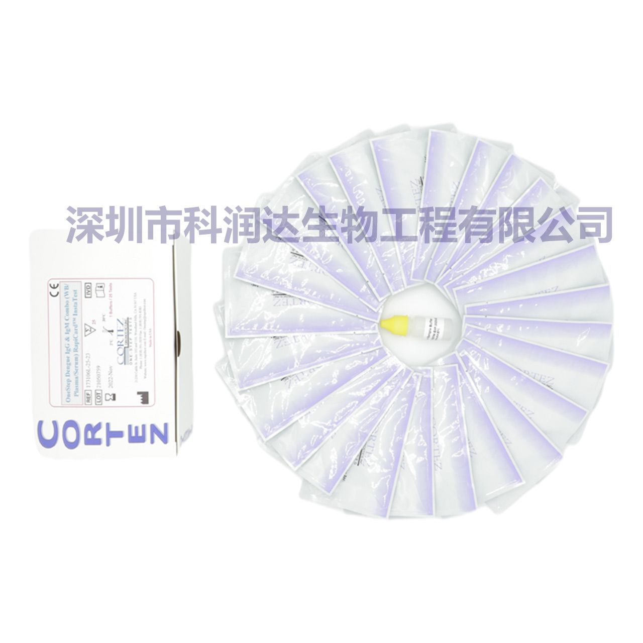 疟原虫（pf/pv）胶体金检测卡美国Cortez