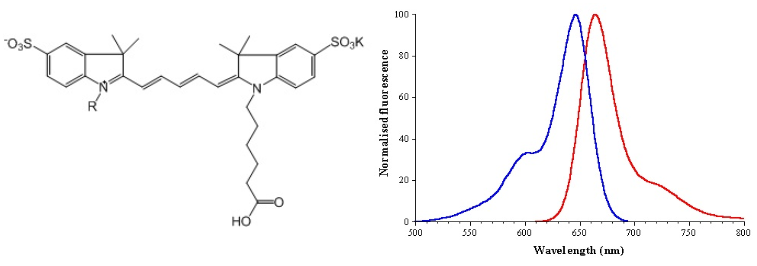 Cy5,荧光染料，≥95%，阿拉丁
