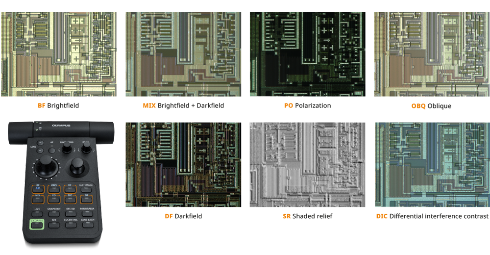 DSX2000数码显微镜的七种观察方法