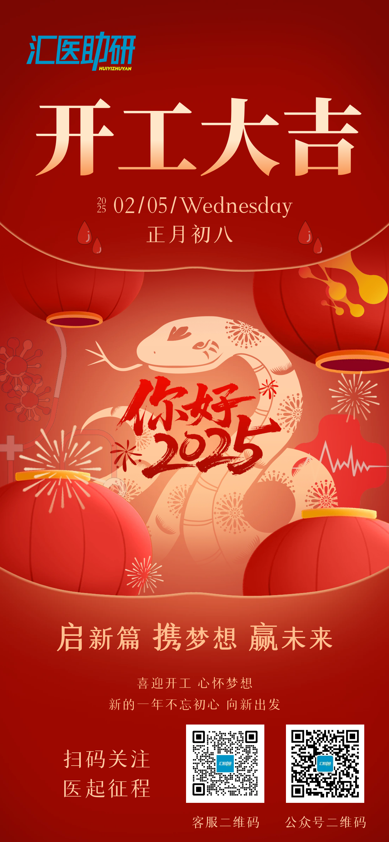 2025与汇医助研新年新遇见，撞见新医途
