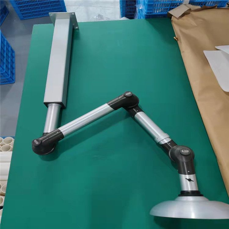 泰安奥普0604F防静电万向抽气罩 耐高温全铝合金抽排气臂