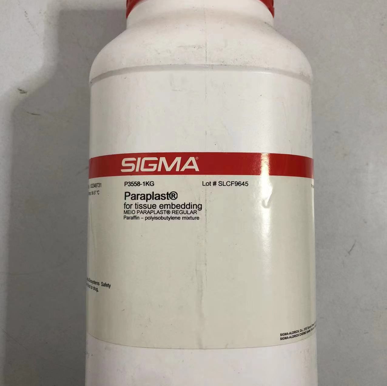 Sigma P3558-1Kg切片石蜡(石蜡-聚异丁dīng烯混合物)13611631389