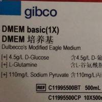 Gibco货号C11995500BT高糖DMEM培养基[含丙(bǐng)酮酸盐]13611631389上海睿安生物