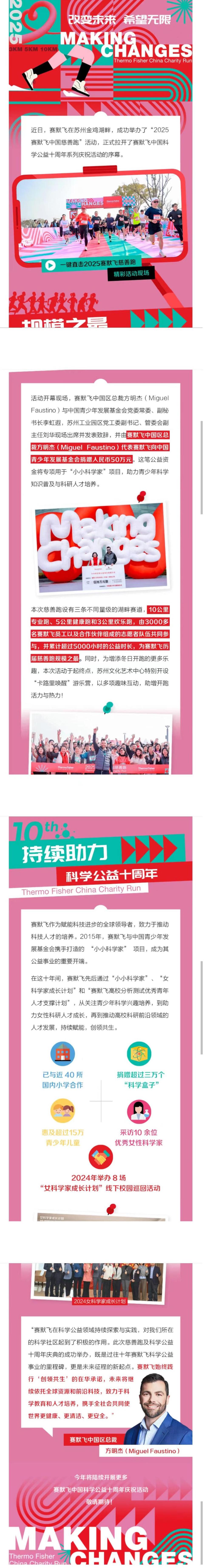 规模之首！2025赛默飞中国慈善跑苏州开跑！