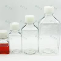 上海晶安50ml60ml125ml250ml500ml1000ml无菌培养基方形瓶带刻度