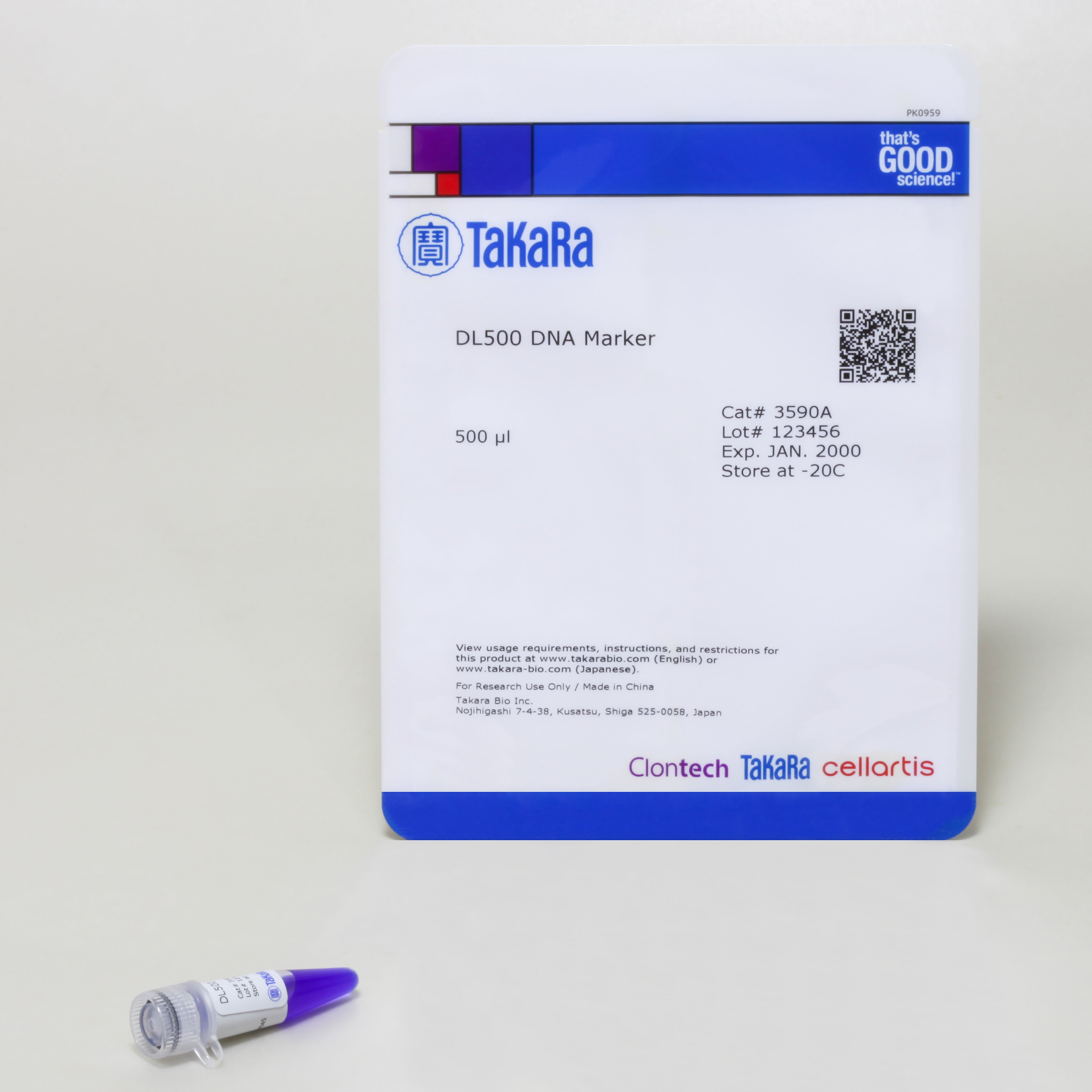 含上样Buffer-DL500 DNA Marker