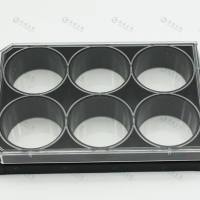 上海晶安激光共聚焦专用24孔黑色避光玻底细胞培养板