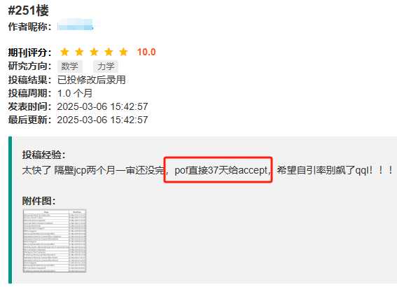 37天Accept！近期必投SCI合集