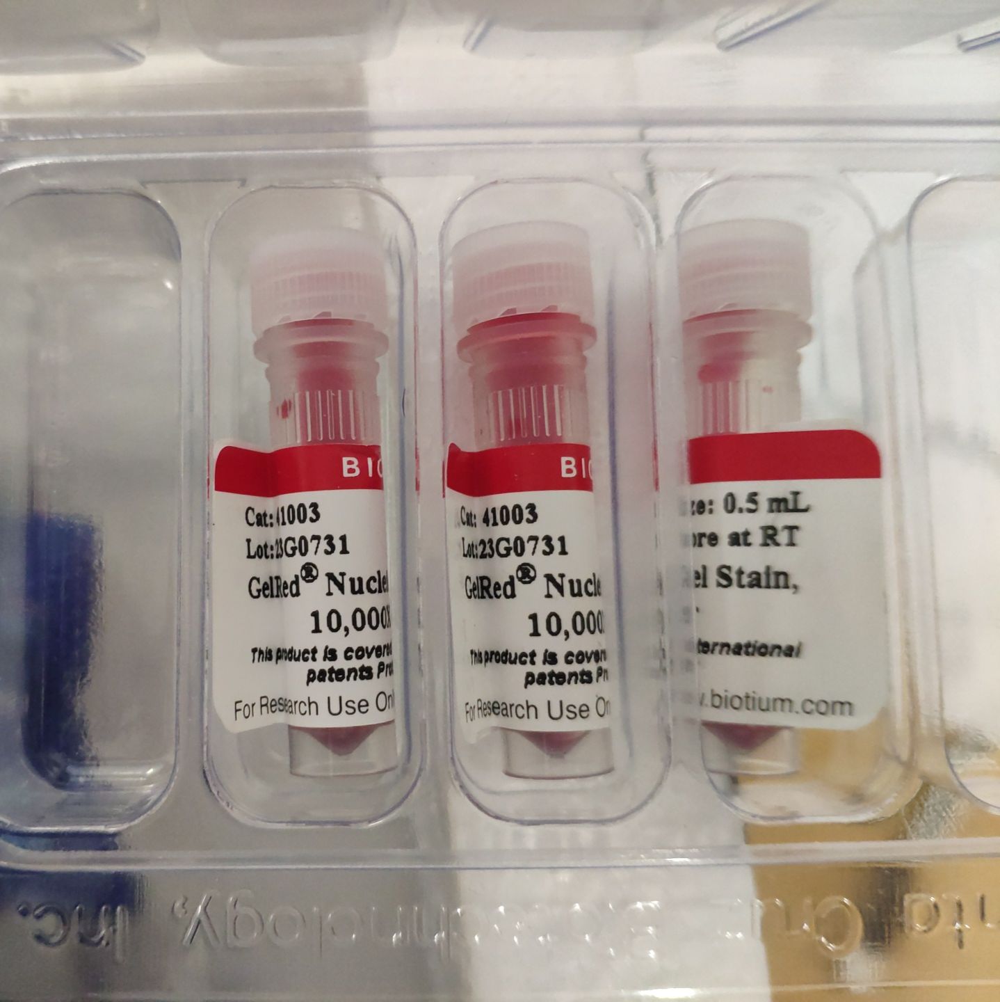 Biotium 41003核酸染料GelRed(替代EB)上海睿安生物13611631389