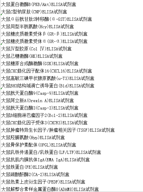 兔胰岛素原(PI)酶联免疫ELISA试剂盒