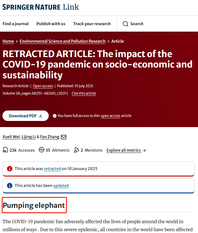 除了“pumping elephant”，机翻SCI还闹过什么笑话？