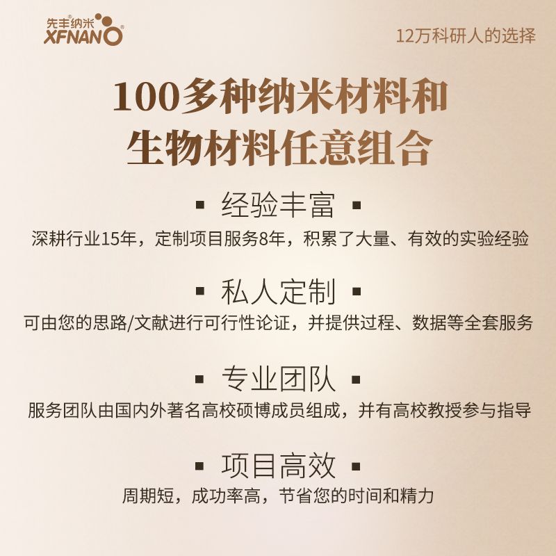 生物纳米材料定制