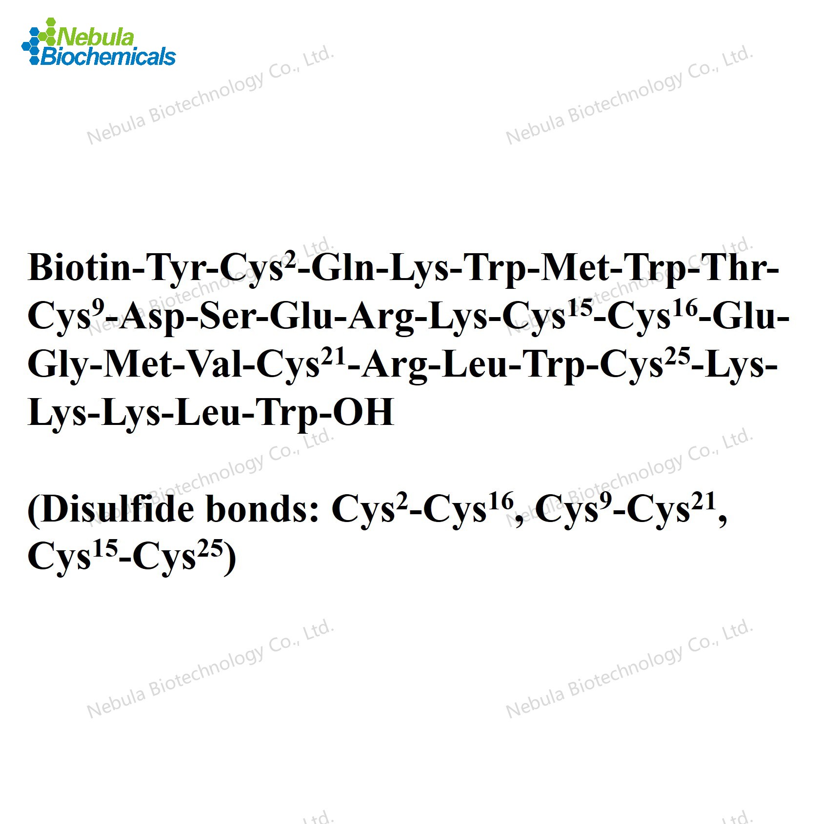 ProTx-II, Biotin | 484598-36-9