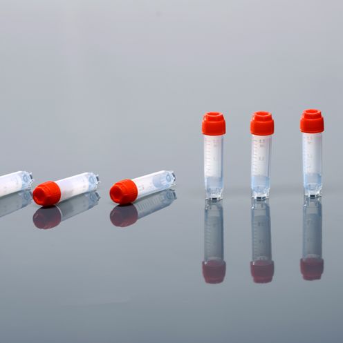 硕华 140140 0.5ml 2D冻存管，外旋可立，凹盖，盒装，橙色，预制二维码