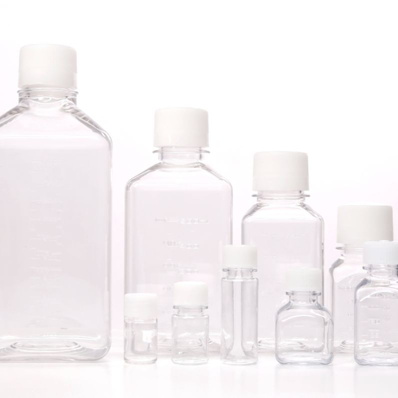 硕华 271000 125ml培养基方瓶,PET