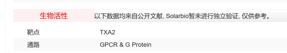 IL3800 Linotroban 抑制剂/拮抗剂/激动剂 