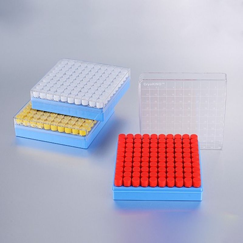89-9150巴罗克1.5ml冻存管白盖+2英寸冻存盒蓝色灭菌BIOLOGIX