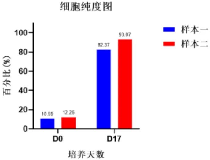 同立海源NK细胞培养试剂盒3.0,开启高效、精准且低成本的NK细胞培养新征程。【细胞纯度图】