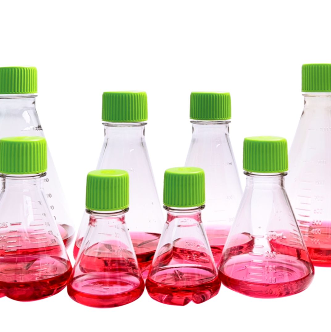 硕华 284210 1000ml 三角培养摇瓶,PC材质,密封盖,平底