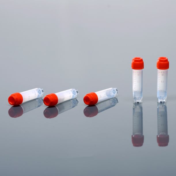 硕华 143240 0.5ml 2D冻存管,外旋可立,平盖,袋装,橙色,无二维码