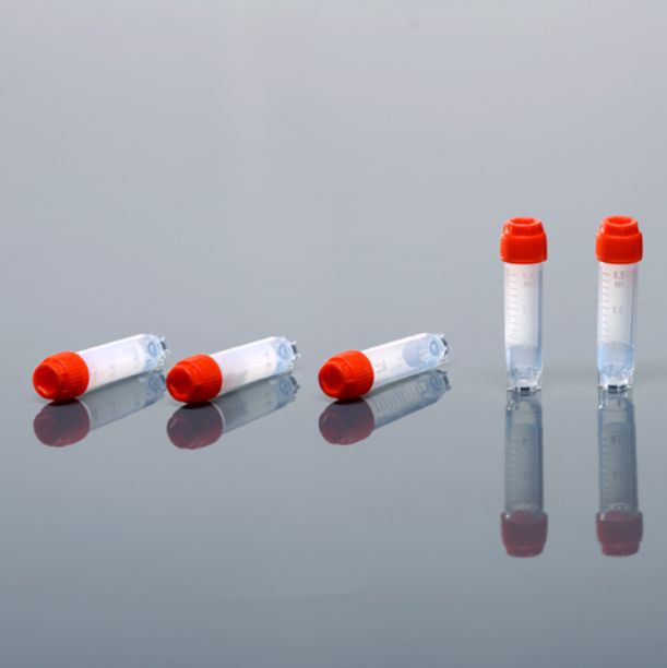 硕华 142140 0.5ml 2D冻存管，外旋可立，凹盖，盒装，橙色，无二维码