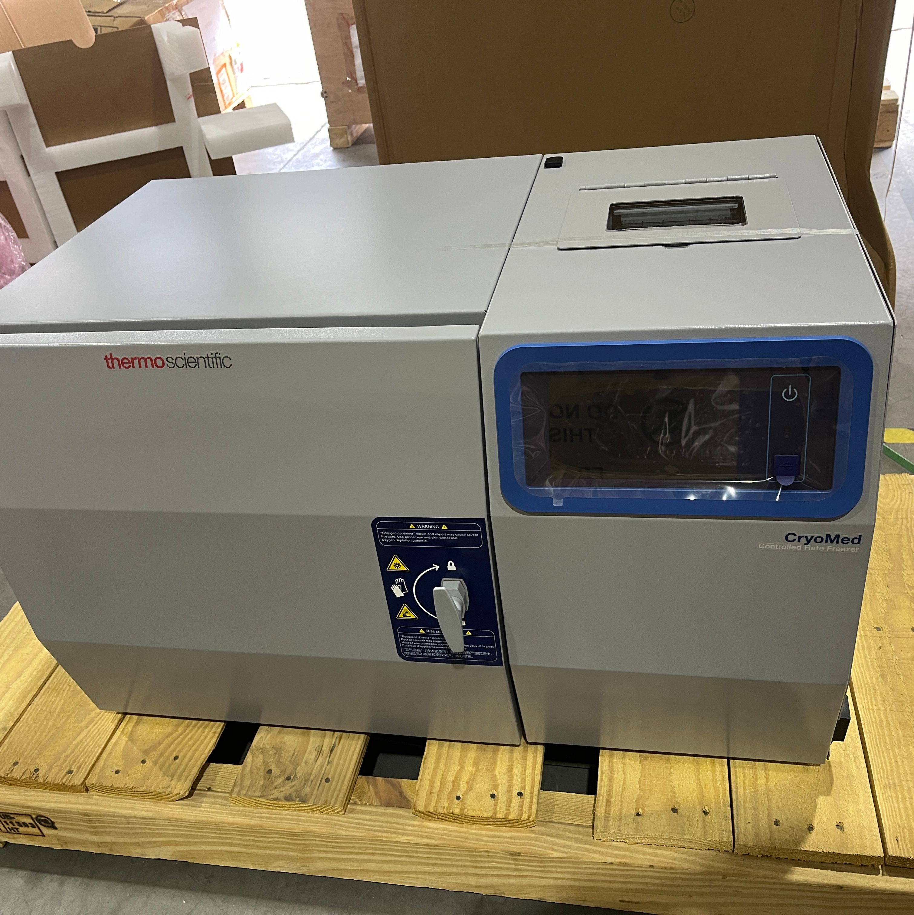 二手赛默飞CryoMed程序降温仪，17L，230V，带热敏打印机TSCM17PV 