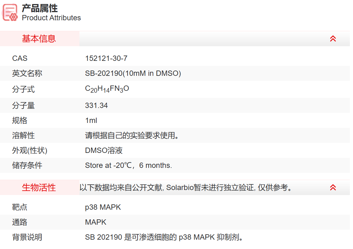 IS13809 SB-202190(10mM in DMSO