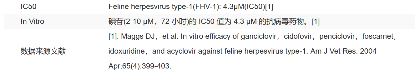 II1670 碘苷 抗感染 索莱宝