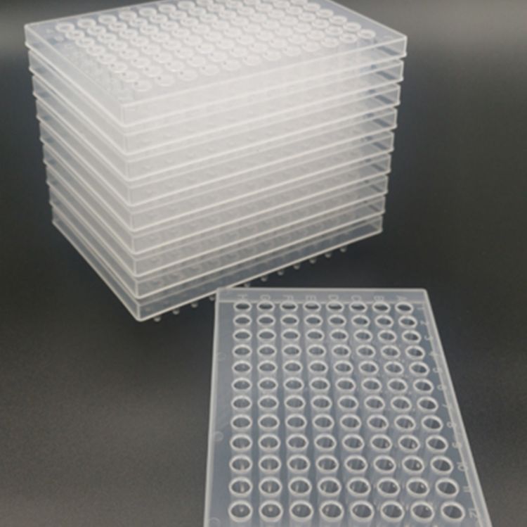 硕华 716145S  0.1ml 96孔PCR板，全裙边，乳白框，乳白管