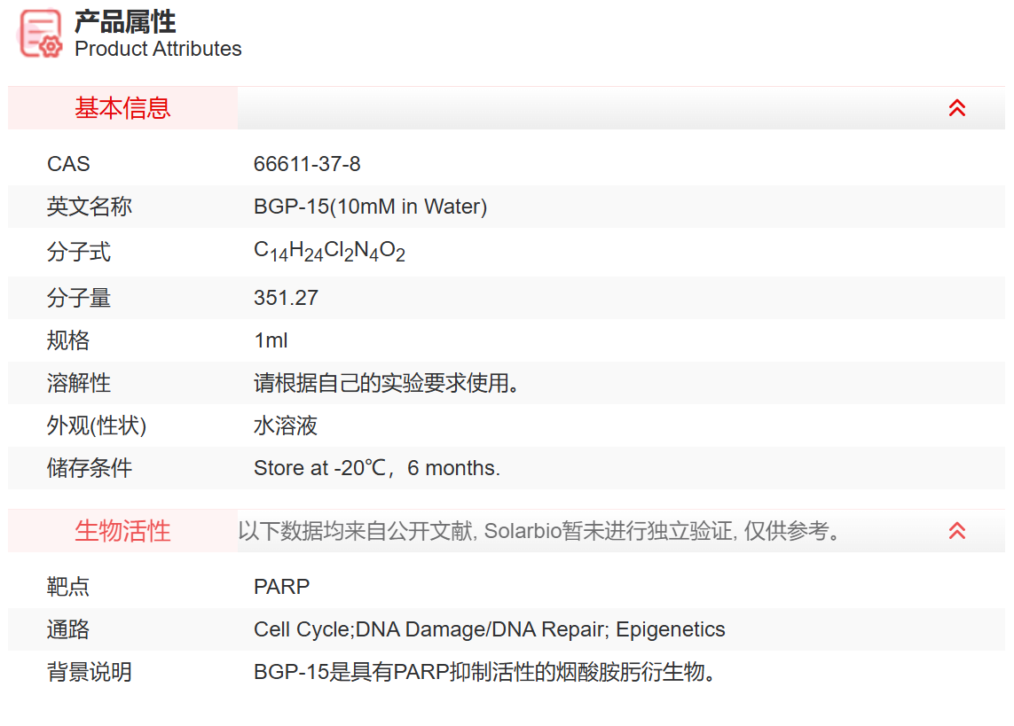 IB23208 BGP-15(10mM in Water) 