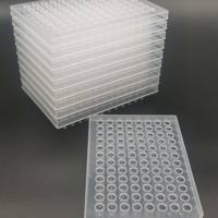 硕华 716111S 0.1ml 96孔PCR板,无裙边,乳白,适用于Roche仪器