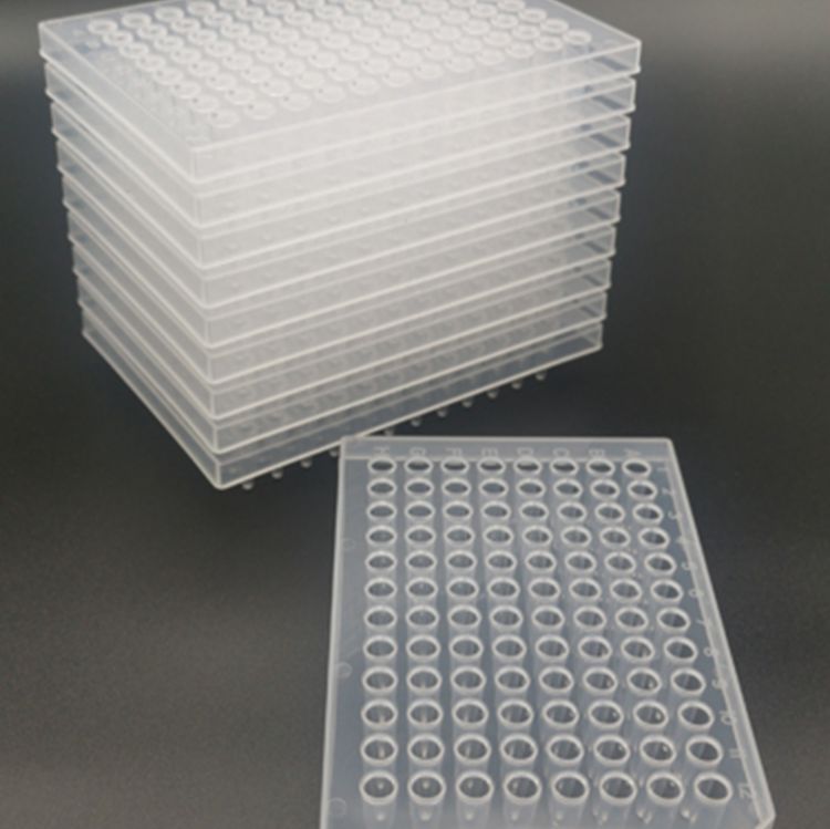 硕华 716313S  40ul 384孔PCR板，乳白框，透明管，单缺角