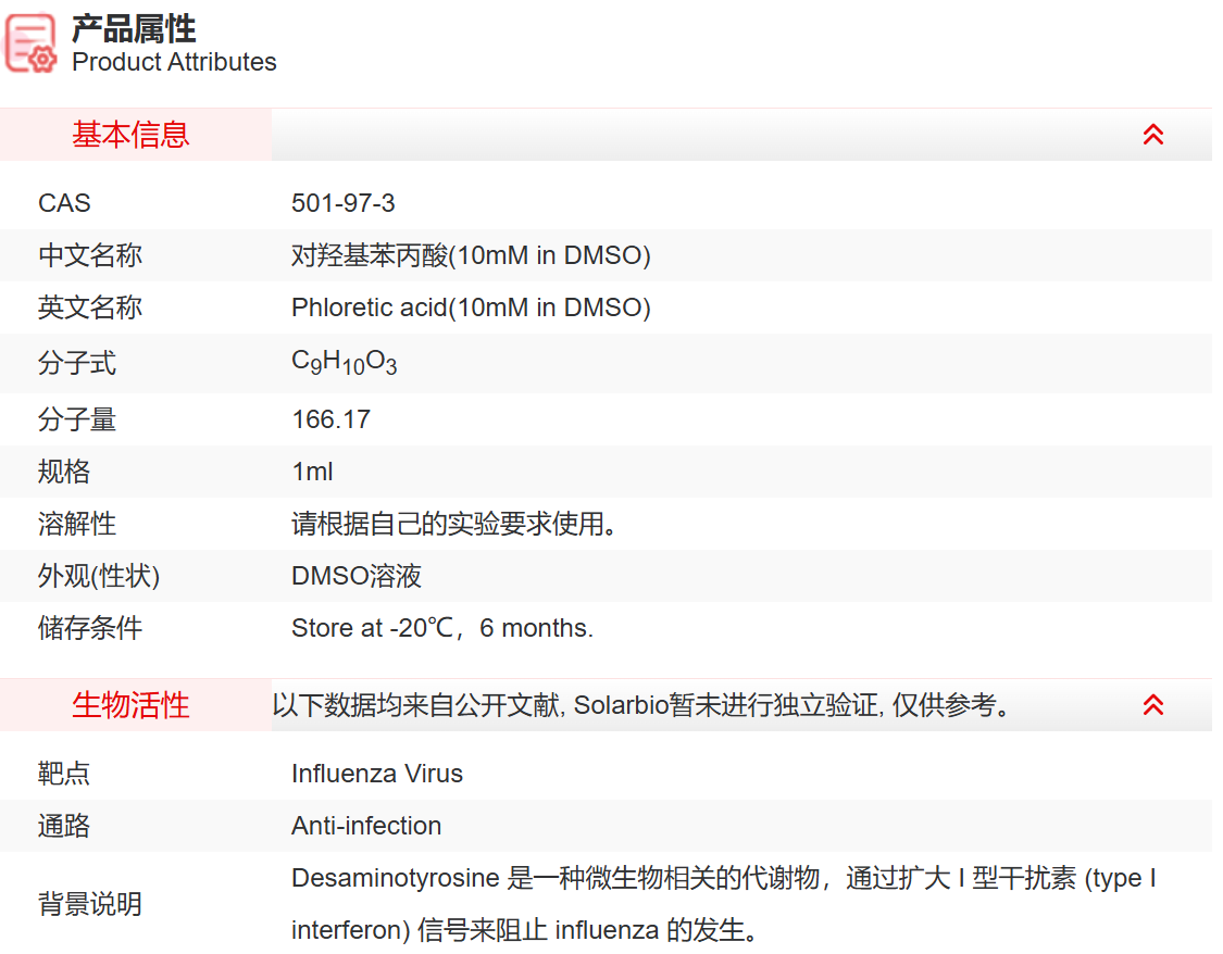IP08909 Phloretic acid(10mM in