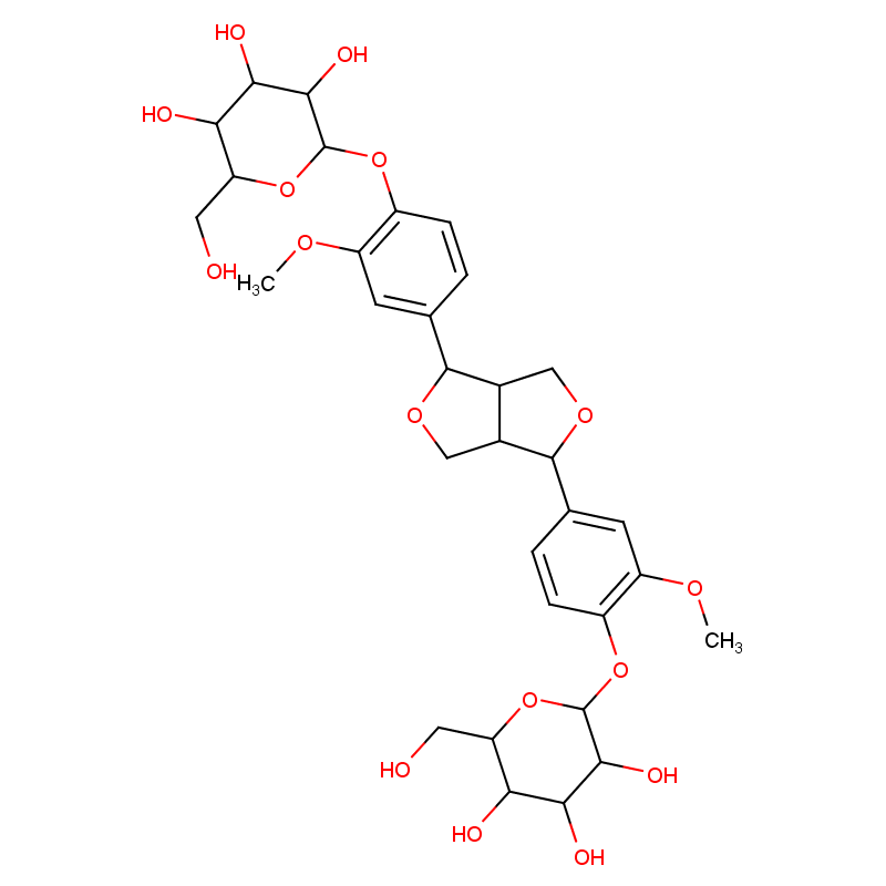 松脂醇二葡萄糖苷|63902-38-5|Pinoresino