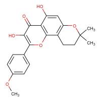 脱水淫羊藿素&淫羊霍苷|38226-86-7|ICARITIN&Anhydroicaritin&3,5,7-Trihydroxy-2-(4-methoxyphenyl)-8-(3-methylbut-2-en-1-yl)-4H-chromen-4-one
